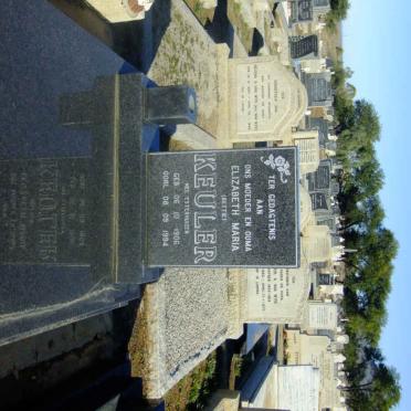 KEULER Elizabeth Maria nee ESTERHUIZEN 1906-1994