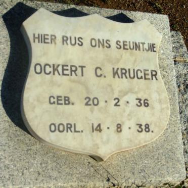 KRUGER Ockert C. 1936-1938