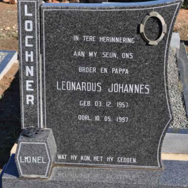 LOCHNER Leonardus Johannes 1957-1997