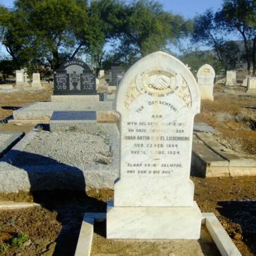 LIEBENBERG Johan Anton Daniel 1884-1924