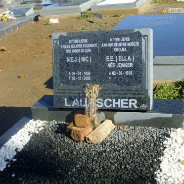 LAUBSCHER N.E.J. 1939-2002 &amp; E.E. JONKER 1938-