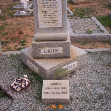 LOUW Willem P. 1864-1931 &amp; Helena J. DE KLERK 1877-1943 :: LOUW Coenie 1900-1952 :: LOUW Wallace 1913-1958