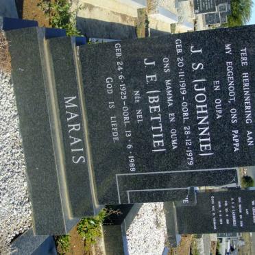 MARAIS J.S. 1919-1979 &amp; J.E. NEL 1925-1988