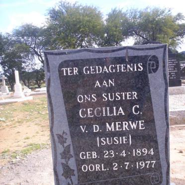 MERWE Cecilia C., v.d. 1894-1977