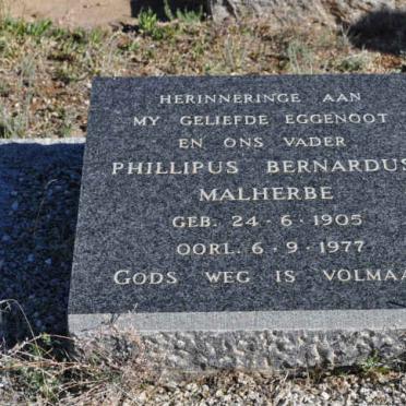 MALHERBE Phillipus Bernardus 1905-1977