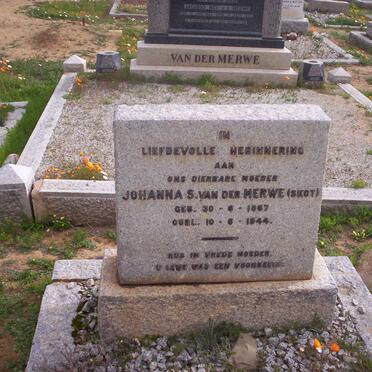 MERWE Johanna S., van der 1867-1944