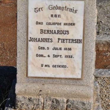 PIETERSEN Bernardus Johannes 1858-1933