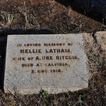 RITCHIE Nellie Latham -1918