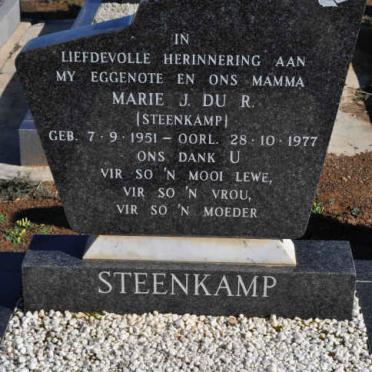 STEENKAMP Marie J. Du R. 1951-1977
