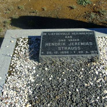 STRAUSS Hendrik Jeremias 1896-1971