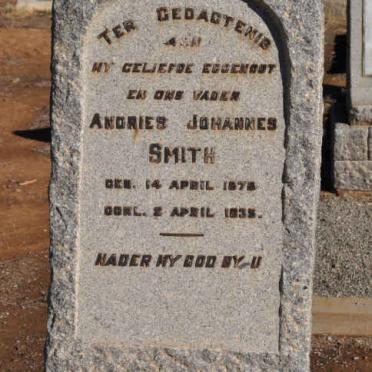 SMITH Andries Johannes 1875-1935