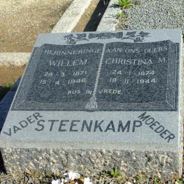 STEENKAMP Willem 1871-1946 &amp; Christina M. 1874-1944