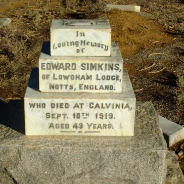 SIMKINS Edward -1919