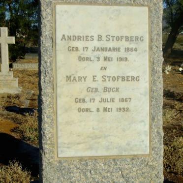 STOFBERG Andries B. 1864-1919 &amp; Mary E. BUCK 1867-1932