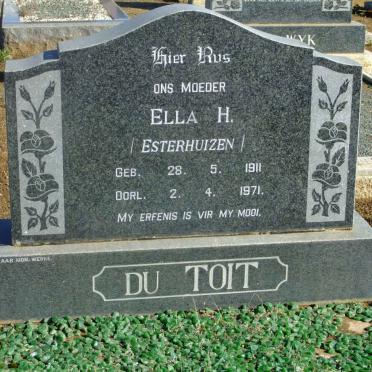 TOIT Ella H., du nee ESTERHUIZEN 1911-1971