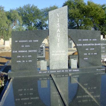 VISAGIE Izak Hermias 1915-1991 &amp; Maria Margaretha LOUW 1913-