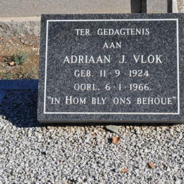 VLOK Adriaan J. 1924-1966