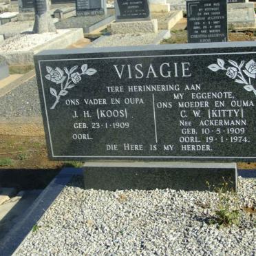 VISAGIE J.H. 1909- &amp; C.W. ACKERMANN 1909-1974