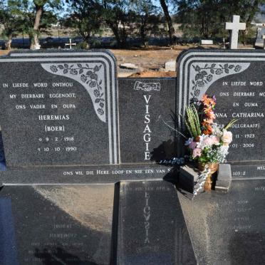 VISAGIE Heremias 1918-1990 &amp; Anna Catharina VOLLGRAAFF 1923-2006