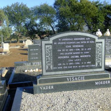 VISAGIE Izak Heremias 1892-1979 &amp; Hendrina Jacoba Magrieta LOUW 1892-1982