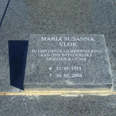 VLOK Maria Susanna 1911-2004