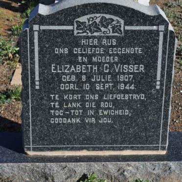 VISSER Elizabeth C. 1907-1944