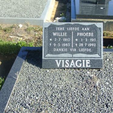 VISAGIE Willie 1910-1985 &amp; Phoebe 1911-1992