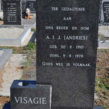 VISAGIE A.I.J. 1910-1978