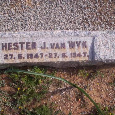 WYK Hester J., van 1947-1947