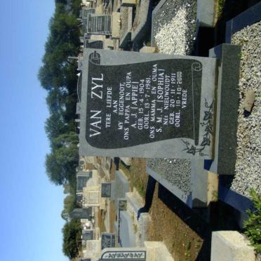ZYL A.J., van 1904-1981 &amp; S.M.J. NIEUWOUDT 1911-2000