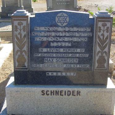 SCHNEIDER Max -1941