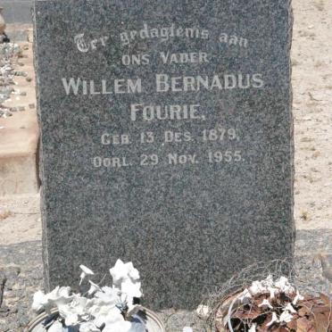 FOURIE Willem Bernadus 1879-1955