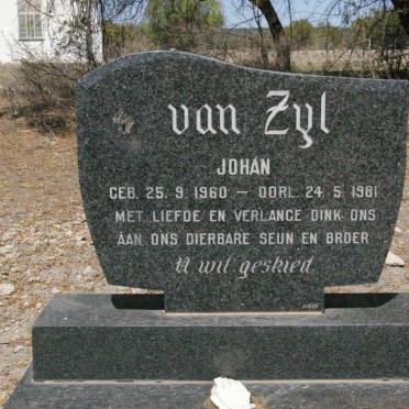 ZYL Johan, van 1960-1981