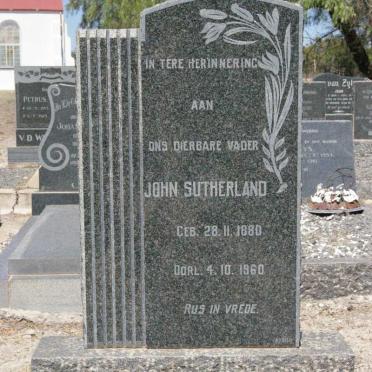 SUTHERLAND John 1880-1960