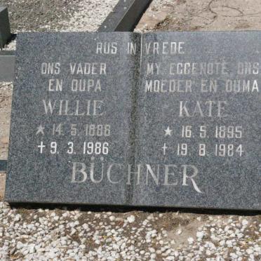 BUCHNER Willie 1888-1986 &amp; Kate 1895-1984