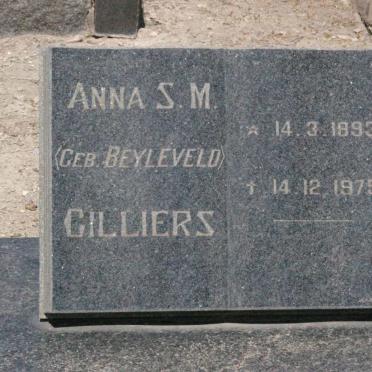 CILLIERS Anna S.M. nee BEYLEVELD 1893-1975