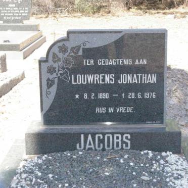 JACOBS Louwrens Jonathan 1890-1976