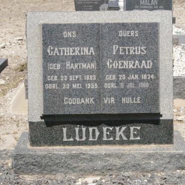 LUDEKE Petrus Coenraad 1874-1968 &amp; Catherina HARTMAN 1883-1959