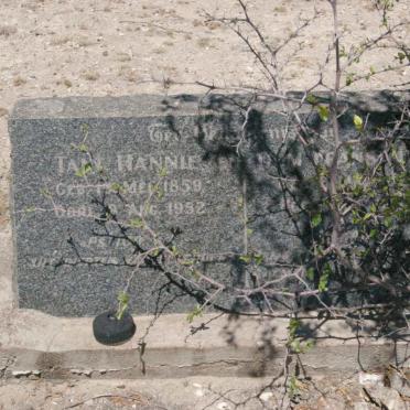 ?? Hannie 1859-1952