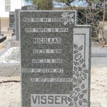 VISSER Nicolaas 1896-1968