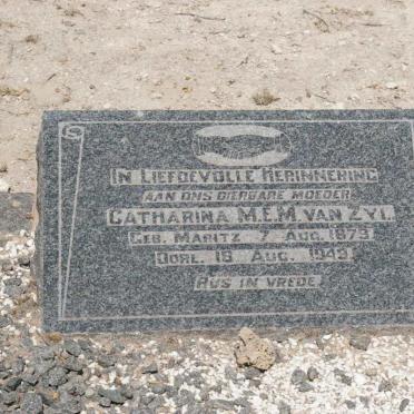 ZYL Catharina M.E.M., van nee MARITZ 1879-1949
