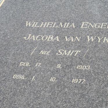 BERG Abraham Albertus, van der 1912-1988 &amp; Wilhelmia Engela Jacoba Van Wyk SMIT 1903-1977
