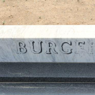 BURGER Floris 1930-1992 &amp; Helen V.D. WESTHUIZEN 1930-