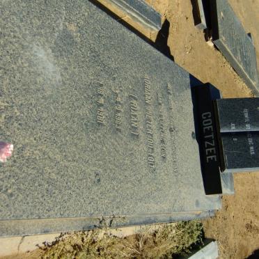 COETZEE Adriaan Pieter Du Toit 1963-1981