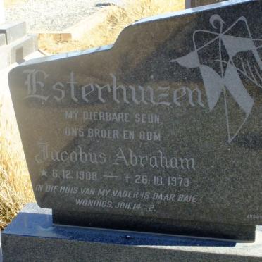 ESTERHUIZEN Jacobus Abraham 1908-1973