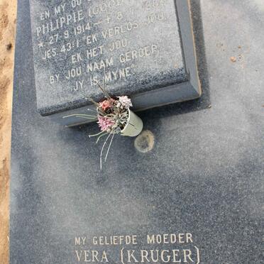 JACOBS Vera nee KRUGER 1929-1997