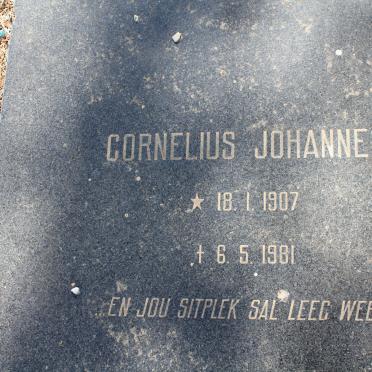 JACOBS Cornelius Johannes 1907-1981 :: JACOBS Elizabeth Jacoba nee JANSE VAN RENSBURG 1920-2001