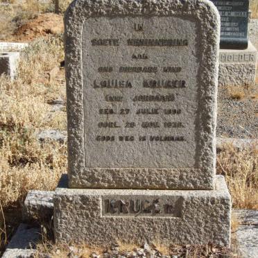 KRUGER Louisa nee JORDAAN 1899-1938