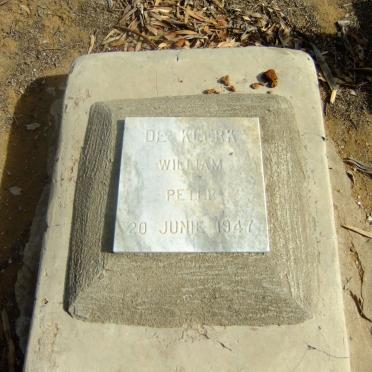 KLERK William Peter, de 1947