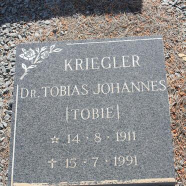 KRIEGLER Tobias Johannes 1911-1991 